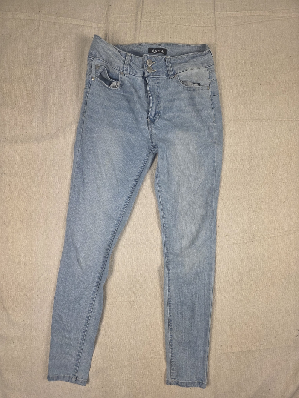 d.jeans Women's Size 4 Light Wash Stretch Skinny Jeans
